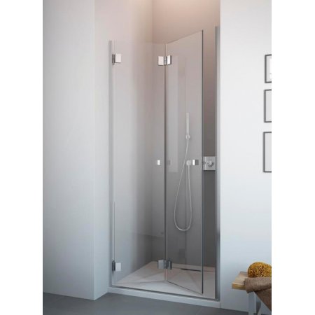 Radaway Carena DWB 70 Drzwi prysznicowe 70x195 cm, wersja lewa, profile chrom, szkło brązowe z powłoką EasyClean 34582-01-08NL