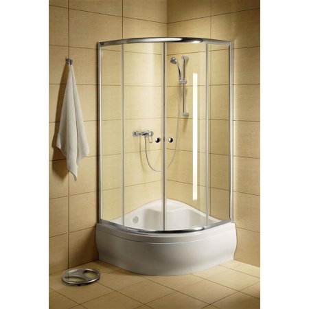 Radaway Classic A Kabina prysznicowa 90x90x170 cm, profile białe, szkło przejrzyste 30001-04-01