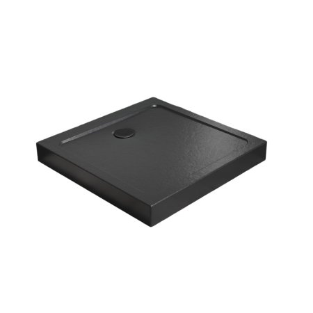 Radaway Doros C Compact Brodzik kwadratowy 90x90 cm stone czarny SDRC9090-05-54S