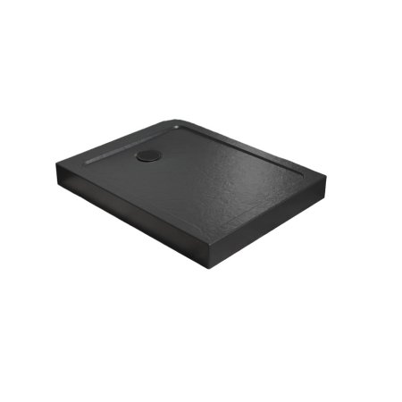 Radaway Doros F Compact Brodzik prostokątny 100x70 cm stone czarny SDRFP1070-05-54S