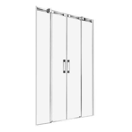 Radaway Espera DWD Drzwi prysznicowe przesuwne wnękowe 180x200 cm ze ścianką stałą 380280-01+380228-01