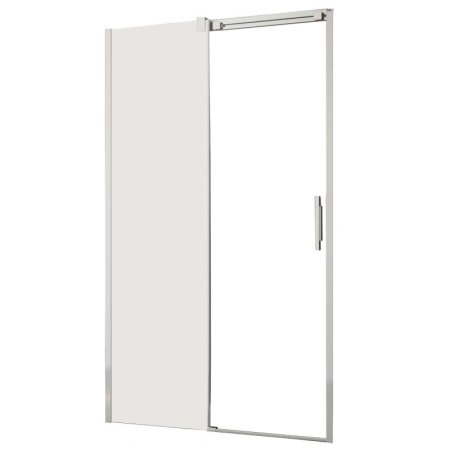 Radaway Espera DWJ Mirror Drzwi prysznicowe przesuwne wnękowe 100x200 cm ze ścianką stałą lustrzaną prawe 380495-01R+380210-71R