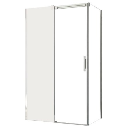 Radaway Espera KDJ Mirror Drzwi prysznicowe przesuwne 140x200 cm ze ścianką stałą lustrzaną prawe 380695-01R+380234-71R
