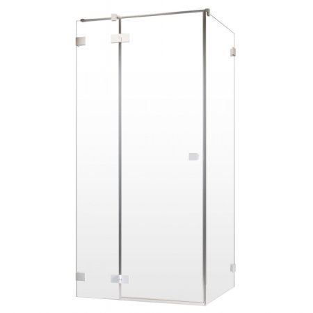 Radaway Essenza Pro White KDJ Drzwi uchylne 110x200 cm prawe profile białe szkło przezroczyste 10097110-04-01R