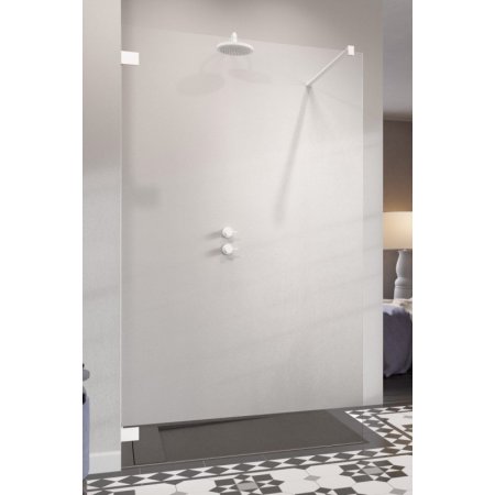 Radaway Essenza Pro White Walk-in Kabina prysznicowa walk-in 135x200 cm profile białe szkło przejrzyste 10103135-04-01