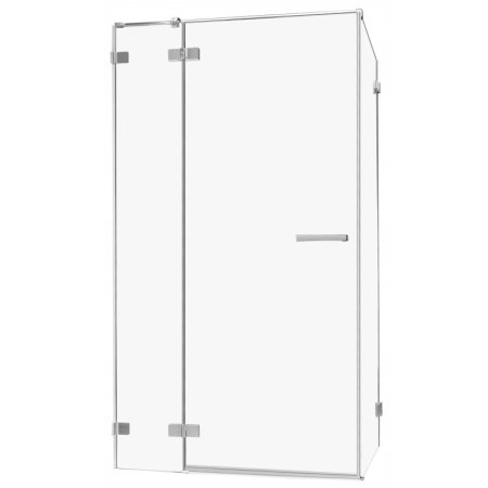 Radaway Euphoria KDJ Drzwi prysznicowe uchylne 120x200 cm ze ścianką stałą lewe 383812-01L+383240-01L