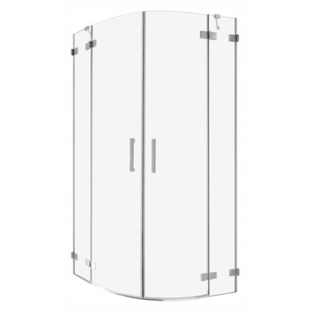 Radaway Euphoria PDD Drzwi prysznicowe uchylne 80x200 cm ze ścianką stałą lewe 383002-01L