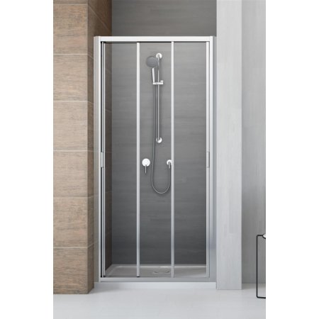Radaway EVO DW Drzwi prysznicowe 105x200 cm, profile chrom, szkło przejrzyste z powłoką EasyClean 335105-01-01