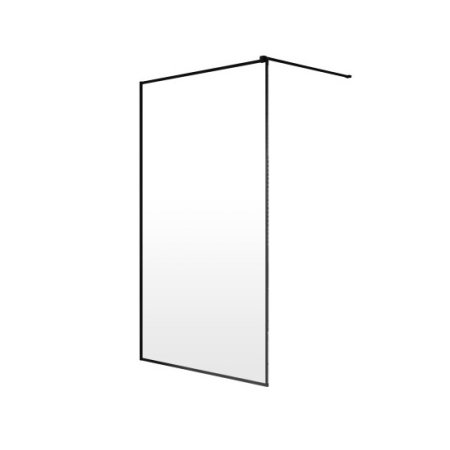 Radaway Modo New Black II Ścianka prysznicowa Walk-In 100x200 cm profile czarne szkło Frame 389104-54-56