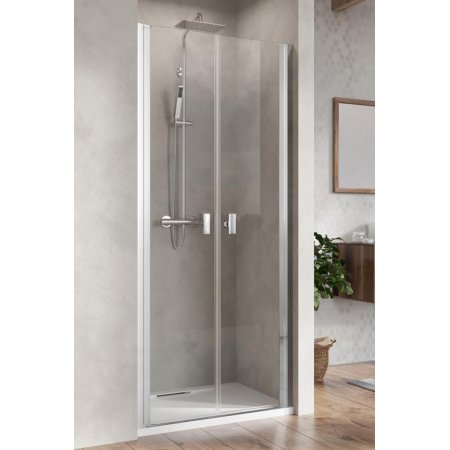 Radaway Nes DWD I Drzwi prysznicowe wnękowe 100x200 cm, profile chrom szkło przezroczyste EasyClean 10027100-01-01
