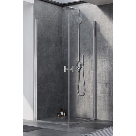 Radaway Nes KDD I Kabina prysznicowa prostokątna 90x80x200 cm profile chrom szkło przezroczyste EasyClean 10021090-01-01L+10021080-01-01R