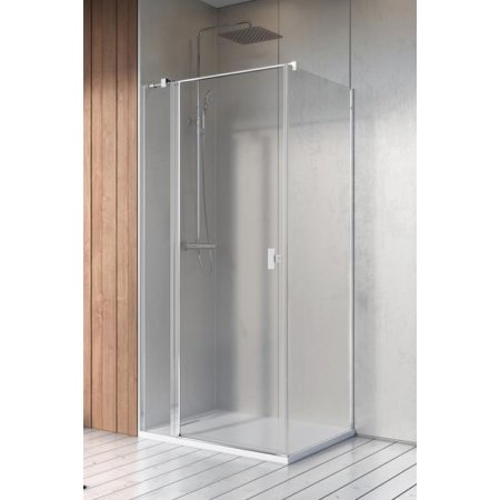Radaway Nes KDJ II Kabina prysznicowa prostokątna 110x70x200 cm wersja prawa profile chrom szkło przezroczyste EasyClean 10032110-01-01R+10039070-01-01
