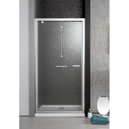Radaway Twist DW Drzwi prysznicowe 100x190 cm, profile chrom, szkło przejrzyste z powłoką EasyClean 382003-01