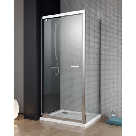 Radaway Twist DW Drzwi prysznicowe 80x190 cm, profile chrom, szkło brązowe z powłoką EasyClean 382001-08