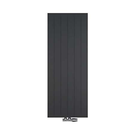 Radox Nova Grzejnik pionowy 120x42 cm soft textured metallic grey Y370HH1 RX-NVV.003T.1200.420