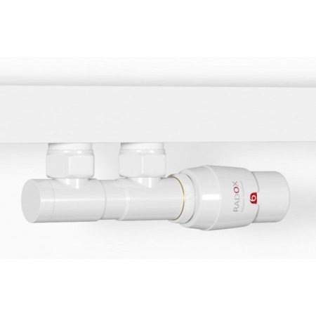 Radox RX-9T Zawór termostatyczny prawy traffic white 9016 VT-RX-9.001.P