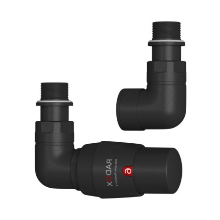 Radox Valves RX-2T Zawór termostatyczny lewy soft textured metallic grey Y370HH1 VT-RX-2T.003T.OS.L