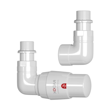 Radox Valves RX-2T Zawór termostatyczny lewy traffic white 9016 VT-RX-2T.001.OS.L