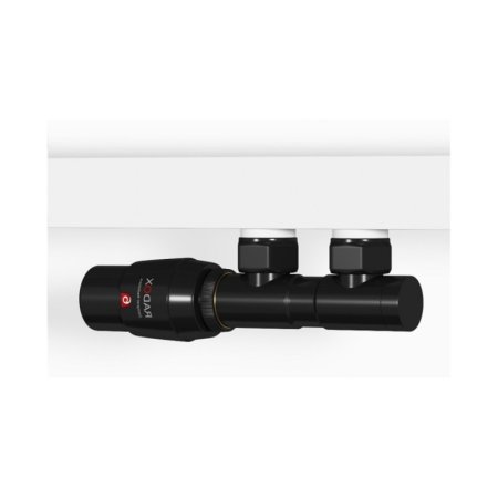 Radox Valves RX-9T Zawór termostatyczny zespolony lewy black mat 9005M VT-RX-9.9005M.L