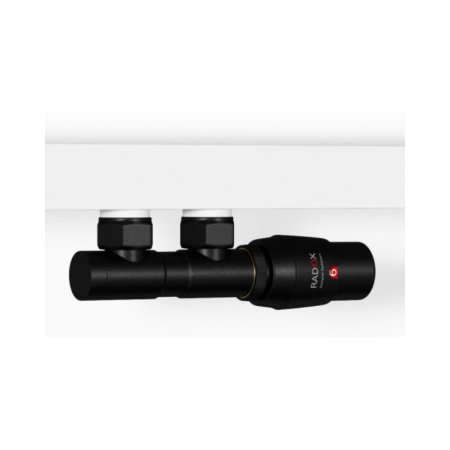 Radox Valves RX-9T Zawór termostatyczny zespolony prawy textured black 9005T VT-RX-9.002T.P