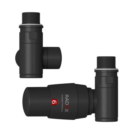 Radox Valves RX-10T Zawór termostatyczny prawy soft textured metallic grey Y370HH1 VT-RX-10T.003T.P