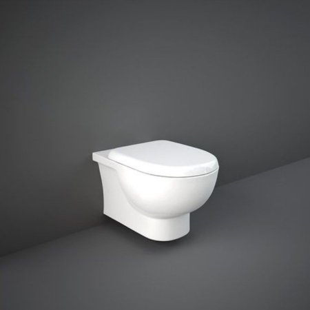 RAK Ceramics Tonique Toaleta WC 55x36 cm bez kołnierza biała lśniąca TQ13AWHA