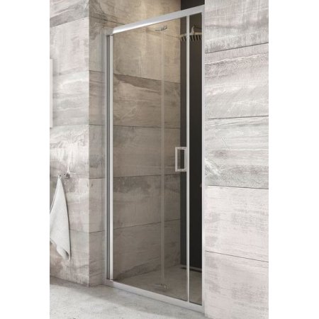 Ravak Blix BLDZ2-70 Drzwi prysznicowe 70x190 cm, profile aluminium szkło przezroczyste X01H10C00Z1