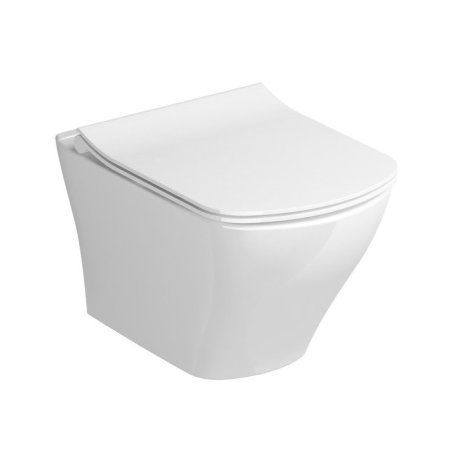 Ravak Classic Toaleta WC podwieszana 51x36,5 cm RimOff bez kołnierza biała X01671