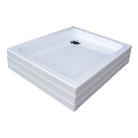 Ravak Kaskada Aneta EX Brodzik prostokątny 75,5x90x18,5 cm akrylowy, biały A003701320