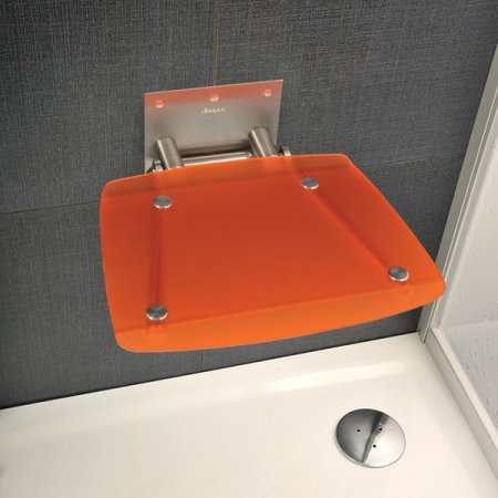 Ravak OVO-B Siedzisko Orange 36x36 cm, stalowy, pomarańczowy B8F0000017