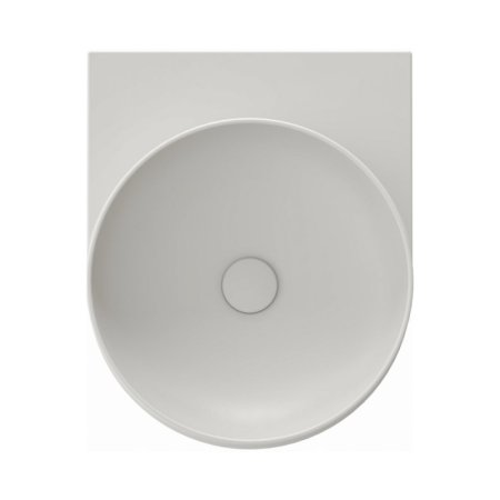 Ravak Yard 400 Umywalka wisząca 40,5x50 cm bez otworu na baterię Smoke Grey XJX0O040000