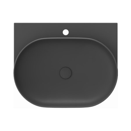 Ravak Yard 600 Umywalka wisząca 60,5x50 cm z otworem na baterię antracyt XJX03260002