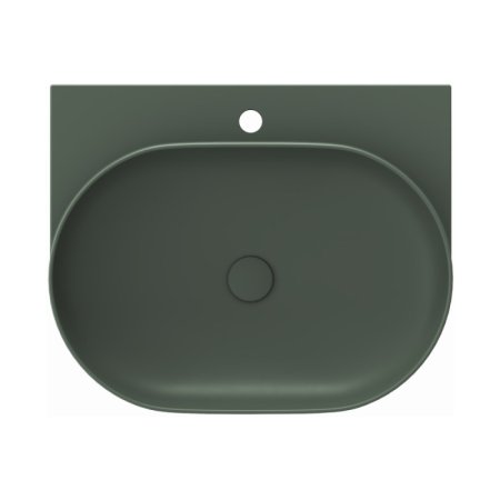 Ravak Yard 600 Umywalka wisząca 60,5x50 cm z otworem na baterię Grey Green XJX08260000