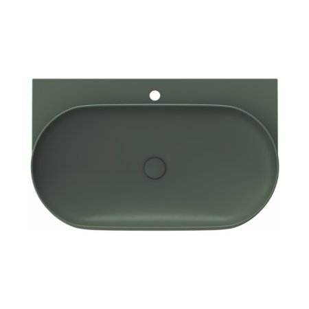 Ravak Yard 800 Umywalka wisząca 80,5x50 cm z otworem na baterię Grey Green XJX08280000