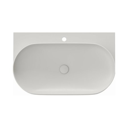 Ravak Yard 800 Umywalka wisząca 80,5x50 cm z otworem na baterię Smoke Grey XJX0O280000