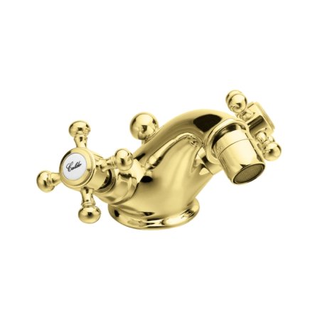 Reitano Antea Bateria bidetowa z korkiem złota R318ZŁ