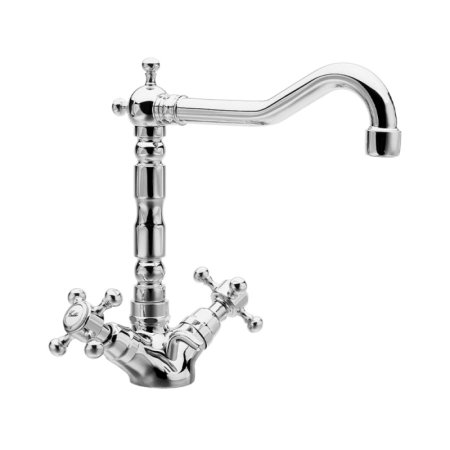 Reitano Antea Bateria umywalkowa wysoka z korkiem miedź R337RAME