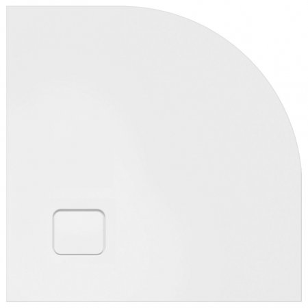 Riho Basel Brodzik półokrągły 90x90x4,5 cm, biały DC98/D005046005
