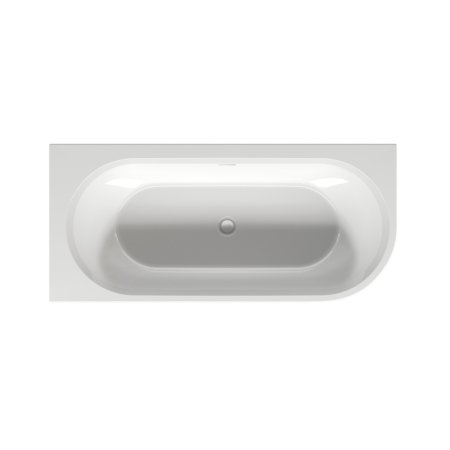 Riho Desire Corner LED Wanna narożna 170x77 cm z napełnianiem przez przelew z oświetleniem LED prawa biała B156008005