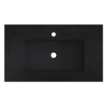 Riho Livit Stone Slim Umywalka meblowa 80,3x46 cm czarny mat F70054/W009002304