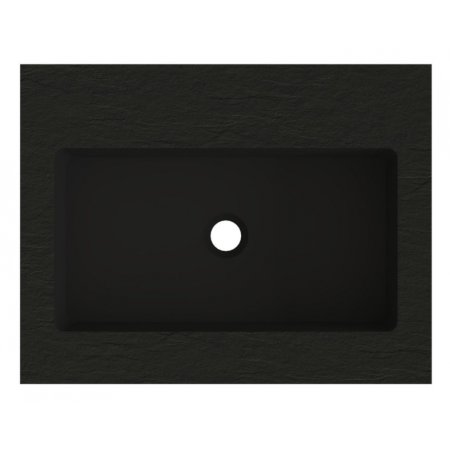 Riho Livit Stone Top Umywalka meblowa lub wisząca 60,3x46 cm czarny mat F70062/W010001304