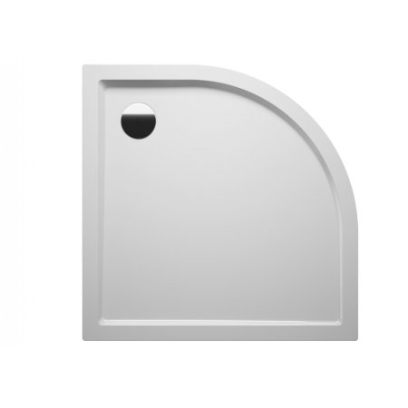 Riho Davos Brodzik półokrągły 80x80x4,5 cm, biały DA87/D002018005