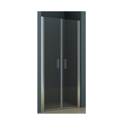Riho Novik Z111 Drzwi prysznicowe wahadłowe 100x200 cm profile aluminiowe szkło przezroczyste z powłoką Riho Shield GZ6100000/G003005120