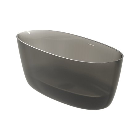 Riho Oval Wanna wolnostojąca 160x72 cm frosted smoke B129003F01