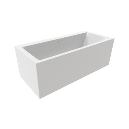 Riho Rethink Cubic Wall Plug & Play Wanna narożna 180x80 cm + obudowa + nóżki prawa biały połysk B160019005