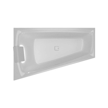 Riho Still Smart LED Wanna narożna asymetryczna 170x110 cm z napełnianiem przez przelew z oświetleniem LED prawa biała B101010005
