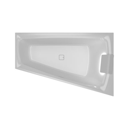 Riho Still Smart LED Wanna narożna asymetryczna 170x110 cm z napełnianiem przez przelew z oświetleniem LED lewa biała B102011005