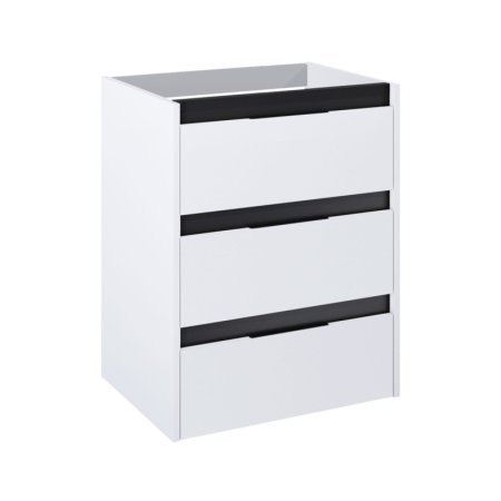 Roca Alpine Szafka podumywalkowa 58,5x45,2x74 cm biały/czarny A857866606