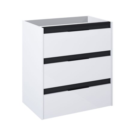 Roca Alpine Szafka podumywalkowa 68,5x45,2x74 cm biały/czarny A857867606