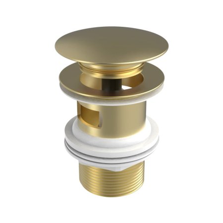 Roca Aqua Korek do umywalki klik klak PVD brushed gold z powłoką Everlux A5054015VA